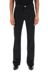 FLARED JACQUARD JEANS